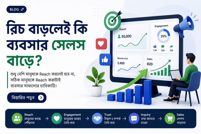 রিচ বাড়লেই কি ব্যবসার সেলস বাড়ে?